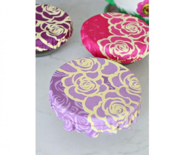 Tutorial: Reusable fabric bowl covers