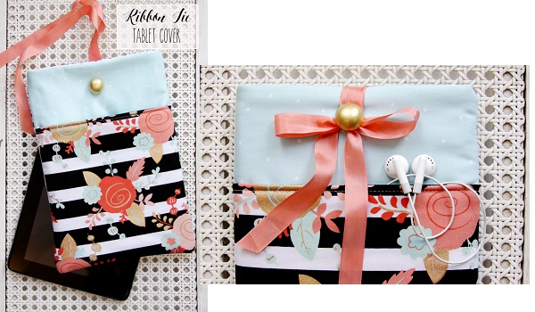 Tutorial: Ribbon tie tablet case