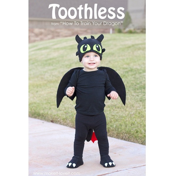 Tutorial: Toothless dragon costume