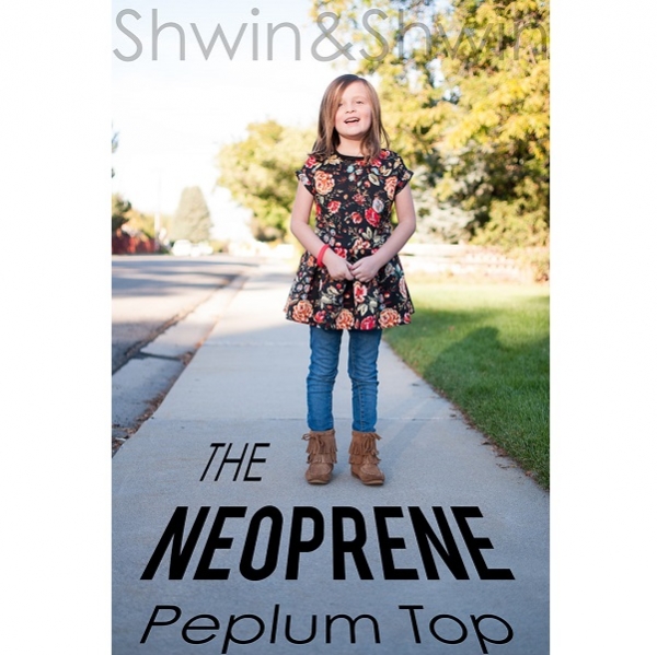 Free pattern: Little girl's neoprene peplum top