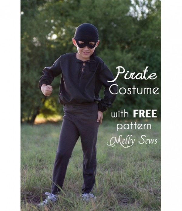 Free pattern: Boys pirate shirt