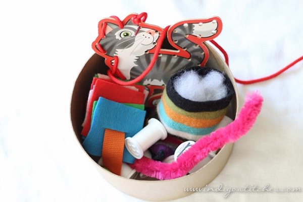 Tutorial: Sewing room busy basket for a toddler