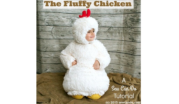 Tutorial: Fluffy chicken Halloween costume