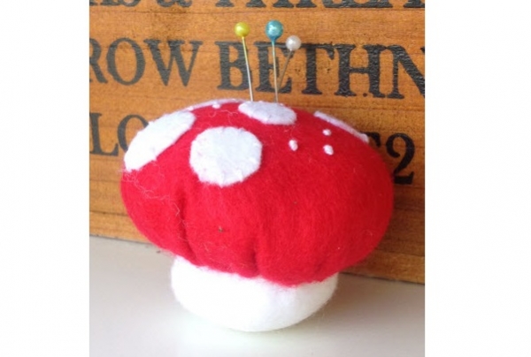 Tutorial: Toadstool pincushion