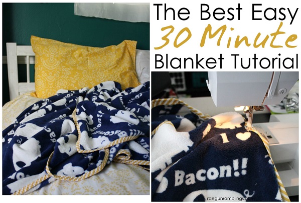 Tutorial: Easy 30 minute blanket