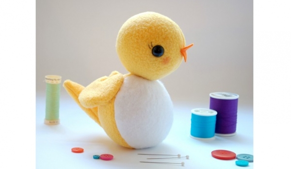 Free pattern: Circle bird softie