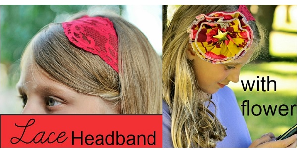 Tutorial: Pretty lace headband