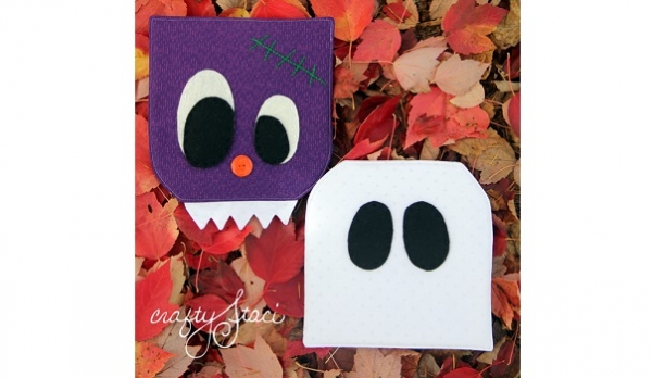 Free pattern: Monster and ghost Halloween hot pads