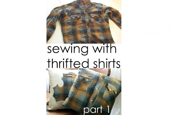 Tutorial: Find the best thrifted shirts for your sewing projects