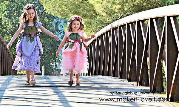 Tutorial: Woodland fairy costume for a little girl