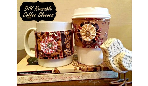 Tutorial: Fabric coffee sleeve