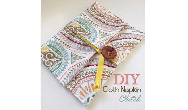 Tutorial: Cloth napkin clutch