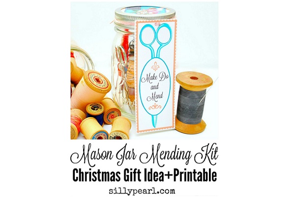 Tutorial: Mason jar sewing kit