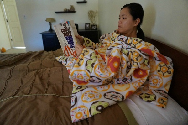 Tutorial: Reading blanket to cover your arms