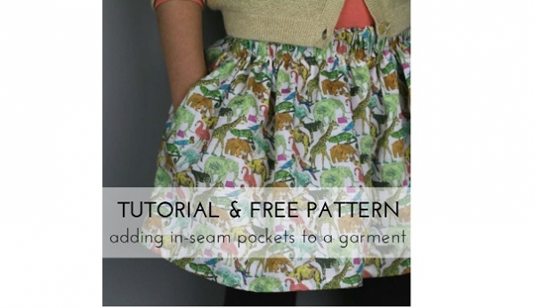 Free pattern: In-seam pockets in kids sizes