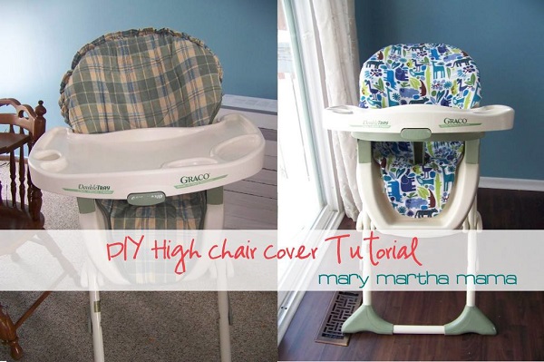 Tutorial: How to make a high chair seat cover