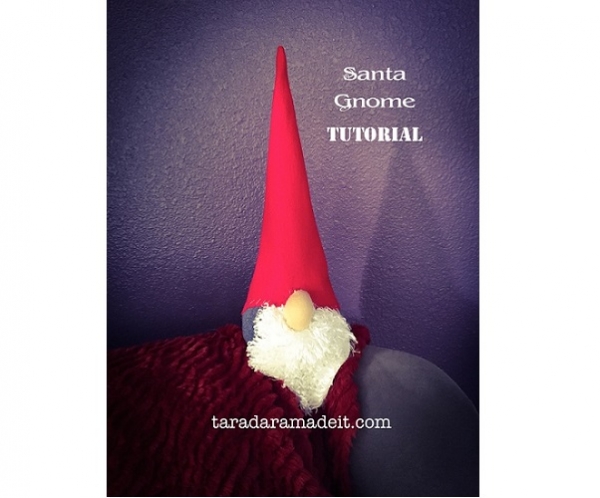 Tutorial: Santa gnome softie