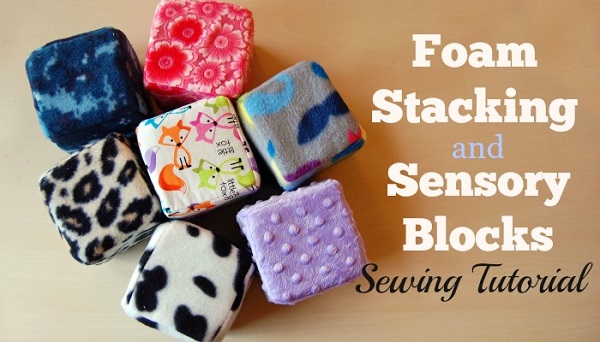 Tutorial: Fleece stacking blocks for baby