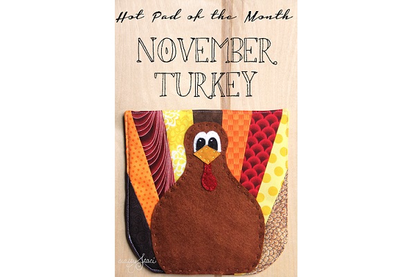 Free pattern: Thanksgiving turkey hot pad