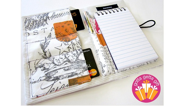 Tutorial: Notepad folder with credit card pockets