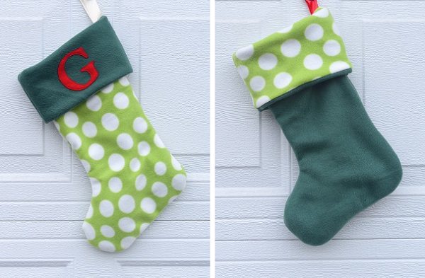 Tutorial: Easy reversible Christmas stockings