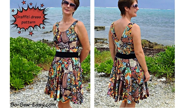 Free pattern: Graffiti Dress