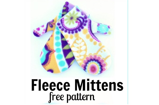 Free pattern: Easy fleece mittens 