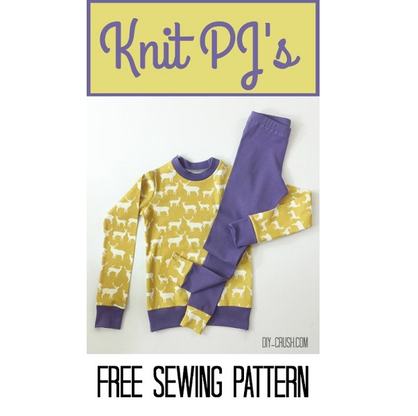 Free pattern: Kids knit pajamas