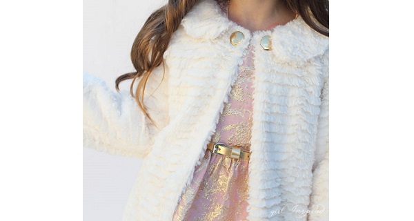 Free pattern: Luxe fur coat for girls