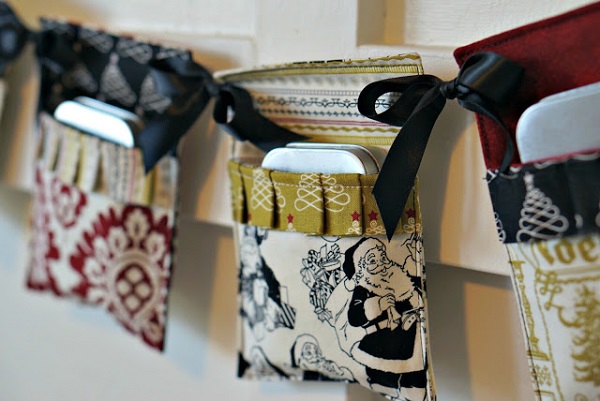 Tutorial: Pleated pocket Advent calendar banner