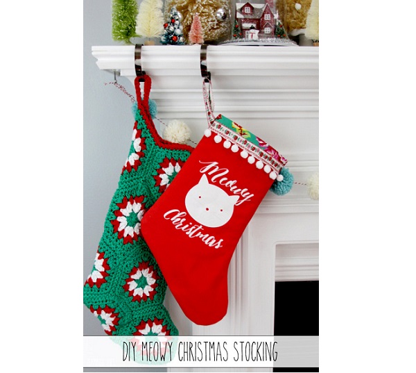 Tutorial: Meowy Christmas stocking