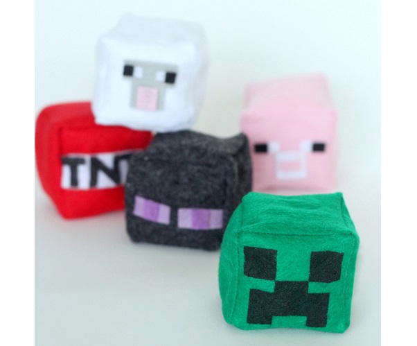 Tutorial: Easy Minecraft cube plushies