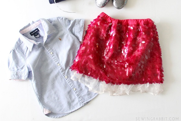 Tutorial: Little girls sequin skirt