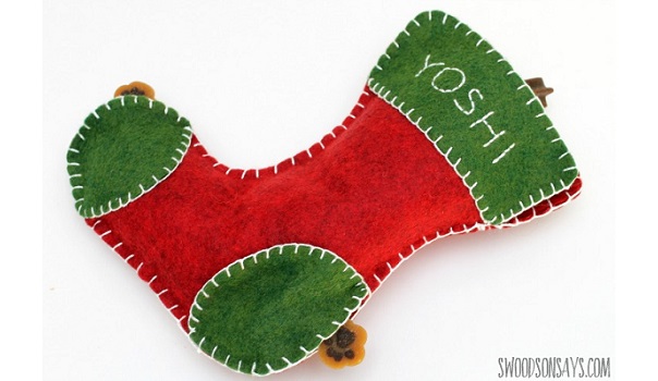 Tutorial: Dog treat Christmas stocking toy