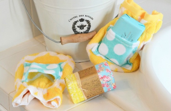 Tutorial: Vintage soap bath mitt