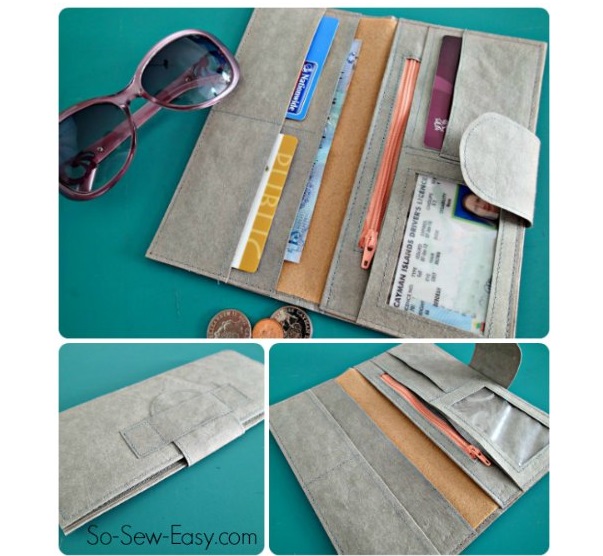 Free pattern: DIY Wallet with plenty of pockets