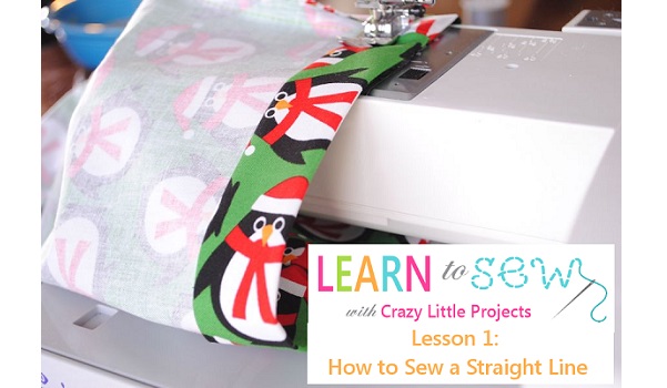 Tutorial: How to sew a straight seam