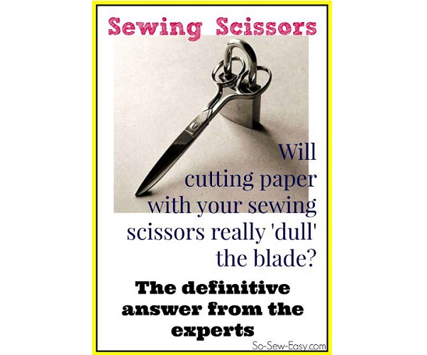 Does cutting paper dull your fabric scissors?