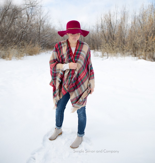 Tutorial: Easy blanket scarf wrap