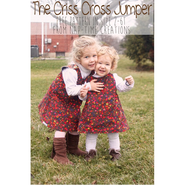 Free pattern: Little girls' criss cross jumper