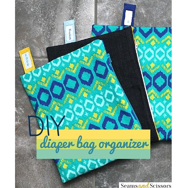 Tutorial: Organize a diaper bag with these DIY zip pouches