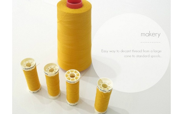 Tutorial: Refill your empty thread spools from a large thread cone