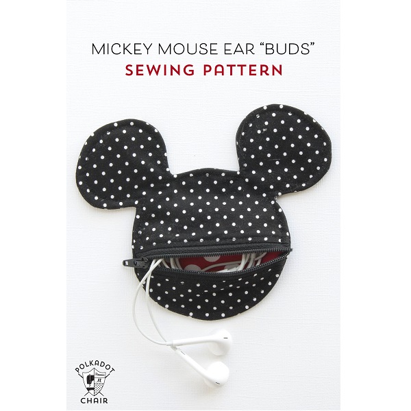 Tutorial: Mouse ear earbud pouch