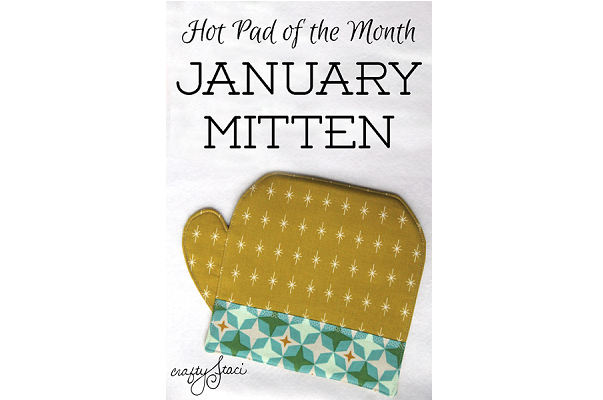 Free pattern: Mitten hot pad