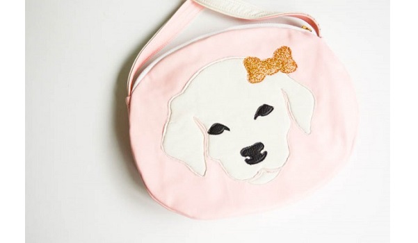 Free pattern: Faux leather puppy purse