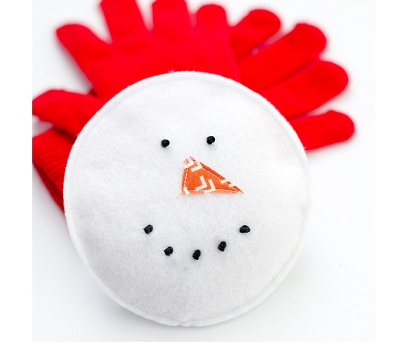 Tutorial: Snowman hand warmers