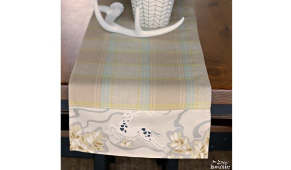 Tutorial: Table runner with contrast ends