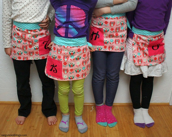 Free pattern: 20-minute child-sized apron