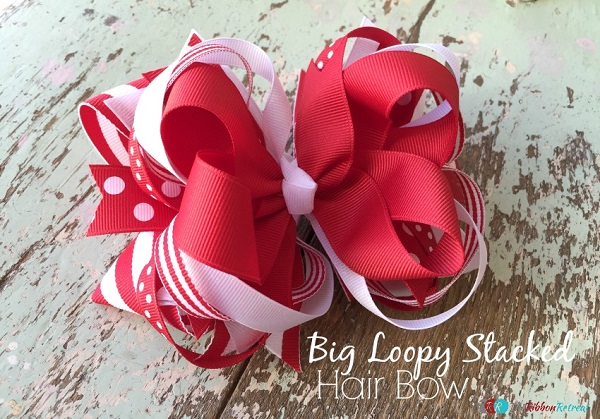 Tutorial: Big Loopy Stacked Hair Bow