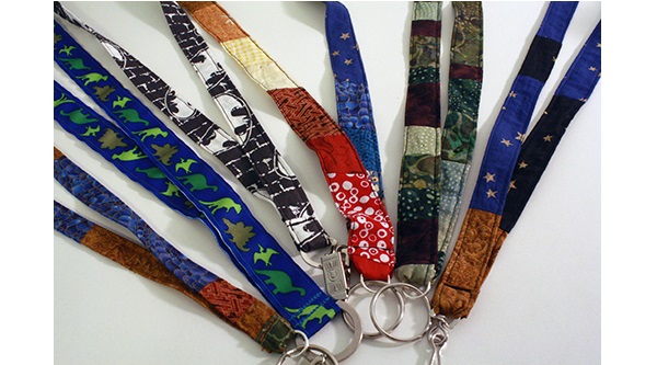 Tutorial: Scrap fabric lanyards